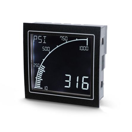 Trumeter 数字面板仪表, APM系列, 测量电流，电压, 68mm高切面, LCD