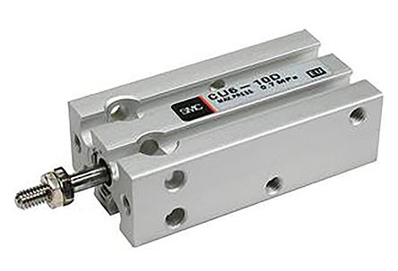 SMC CU Pneumatik-Kompaktzylinder Doppeltwirkend, Bohrung Ø 10mm / Hub 10mm, Bis 0,7 MPa
