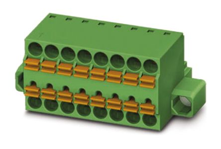 Phoenix Contact TFMC 1.5/ 2-STF-3.5 Steckbarer Klemmenblock Steckverbinder 2-Kontakte 3.5mm-Raster