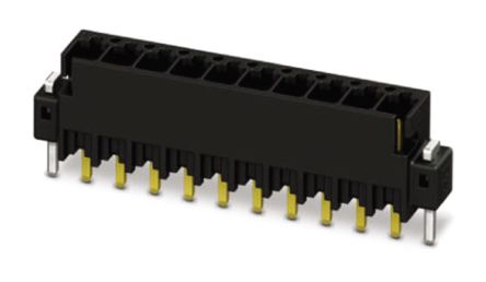 Phoenix Contact Conector Macho Para PCB Serie MCV 0.5/ 3-G-2.54 P20 THR R24 De 3 Vías, 1 Fila, Paso 2.54mm, Para Soldar