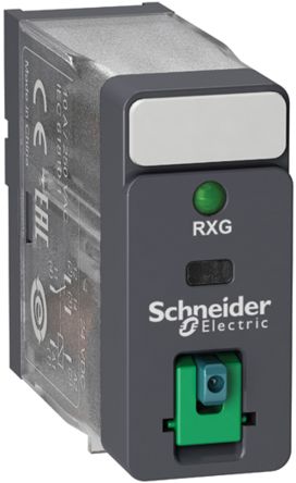 Schneider Electric Harmony Relay RXG Monostabiles Relais, Steckrelais 1-poliger Wechsler 10A 12V Dc Spule / 530mW