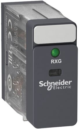 Schneider Electric Harmony Relay RXG Monostabiles Relais, Steckrelais 2-poliger Wechsler 5A 24V Ac Spule / 820mW