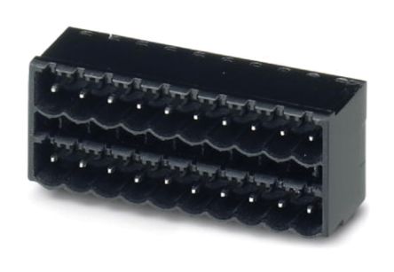 Phoenix Contact 5.0mm Pitch 12 Way Right Angle Pluggable Terminal Block, Header, Through Hole, Solder Termination