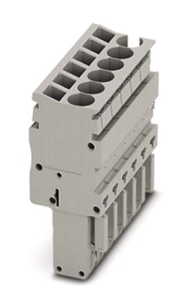 Phoenix Contact 2 Way Pluggable Terminal Block, Plug, Free Hanging (In Line), Spring Cage Termination