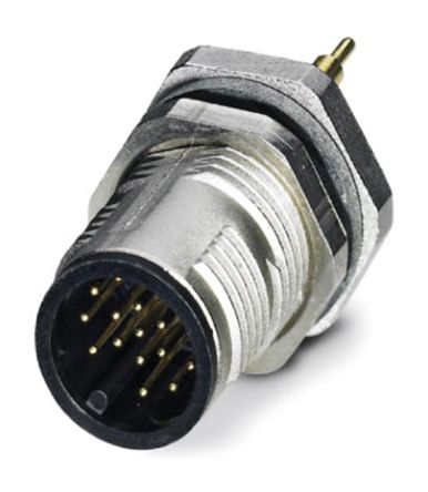 Phoenix Contact Circular Connector, 17 Contacts, M12 Connector, Male