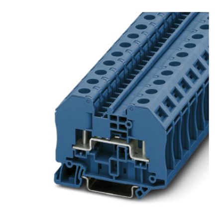 Phoenix Contact RT 3 BU DIN-Schienen Anschlussklemmenblock Einfach Blau, 0.1 → 2.5mm², 1 KV / 24A