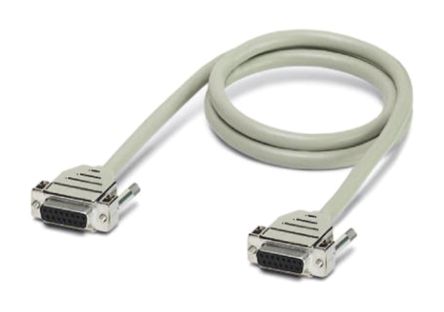 Phoenix Contact Female 37 Pin D-sub To Female 37 Pin D-sub Serial Cable, 8m