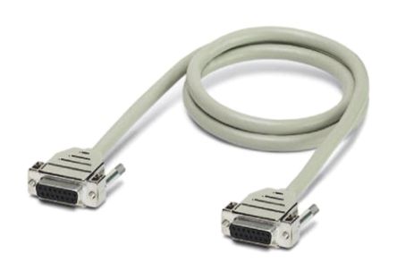 Phoenix Contact Female 37 Pin D-sub To Female 37 Pin D-sub Serial Cable, 6m