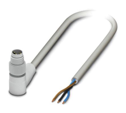 Phoenix Contact Male 3 Way M8 To Sensor Actuator Cable, 5m