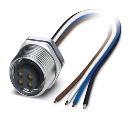 8//4 CONDUCTOR 4 PRONG PLUG NOS ROBOTIC WELDING CABLE POWER CORD 20 FEET