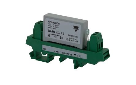 Carlo Gavazzi RP1 Series Solid State Relay, 5 A Load, DIN Rail Mount, 265 V Ac Load, 34 V Dc Control
