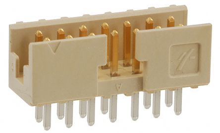 Amphenol Communications Solutions Conector Macho Para PCB Serie Minitek De 14 Vías, 2 Filas, Paso 2.0mm, Para Soldar,