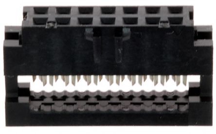Amphenol ICC Amphenol Minitek IDC-Steckverbinder Buchse,, 14-polig / 2-reihig, Raster 2.0mm