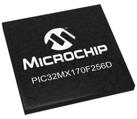 Microchip Mikrocontroller PIC32MX PIC 32bit SMD 256 + 3 KB VTLA 44-Pin 50MHz 64 KB RAM