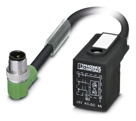 Phoenix Contact Konfektioniertes Sensorkabel 3-adrig Stecker / DIN 43650 Form-BI, Länge 1.5m