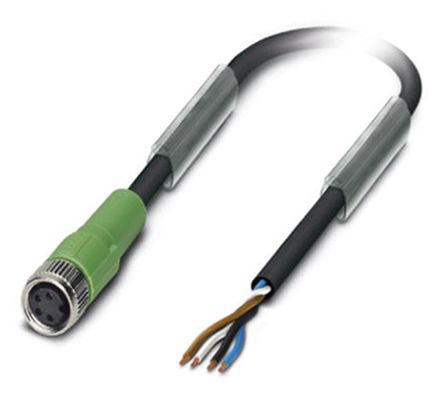 Phoenix Contact 4 Way M8 To 4 Way Unterminated Sensor Actuator Cable, 2m