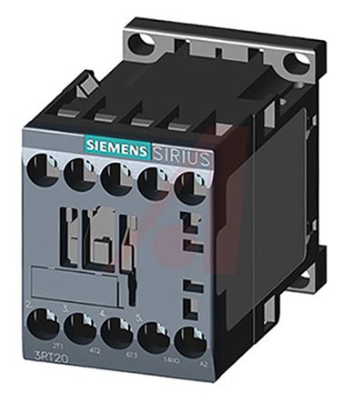 Siemens Contactor SIRIUS 3RT2 De 3 Polos, 3 NA, 7 A, Bobina 110 V Ac, 3 KW