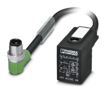 Phoenix Contact SAC Konfektioniertes Sensorkabel 3-adrig Stecker / DIN 43650 Form B, Länge 600mm