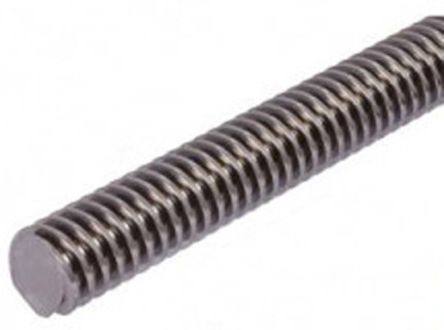RS PRO Lead Screw, 14mm Shaft Diam., 1000mm Shaft Length