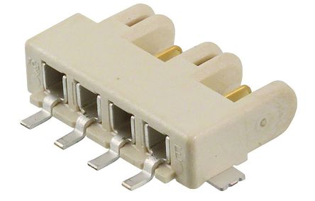 Amphenol Communications Solutions Conector Macho Para PCB Ángulo De 90° Serie RotaConnect De 4 Vías, 1 Fila, Paso