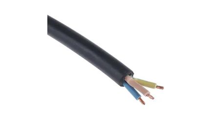 RS PRO 4 Core Power Cable, 2.5 Mm², 100m, Black CPE Sheath, TRS, 20 A, 300 V, 500 V