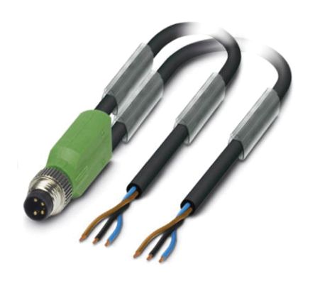 Phoenix Contact Male 8 Way M8 To Sensor Actuator Cable, 5m