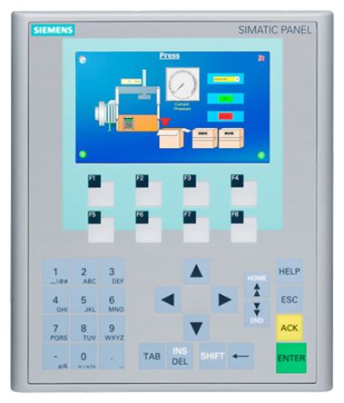 Siemens KP 400 HMI-Touchscreen, 4,3 Zoll PROFINET Farb TFT 480 X 272pixels 24 V Dc 162 X 189 X 33 Mm