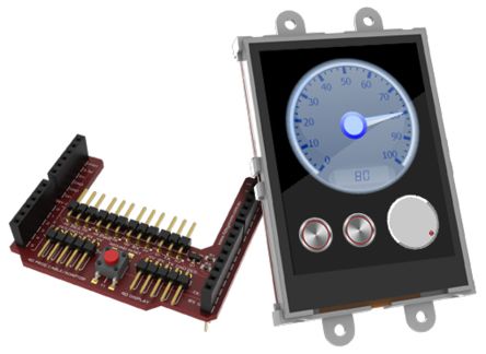 4D Systems Arduino Kompatibles Display Resistiver Touchscreen 2.4Zoll, 240 X 320Pixel, Für Arduino