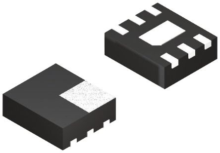 Onsemi MOSFET, Canale P, 45 MΩ, 8 A, MLP, Montaggio Superficiale