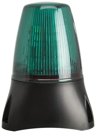 Moflash LEDA100 LED Blitz-Licht Summer-Signalleuchte Grün / 80dB, 20 → 30 V Ac/dc