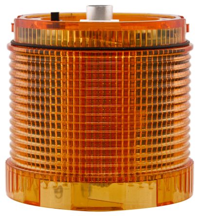 Moflash LED-TLM Signalleuchte Dauer-Licht Orange / 120dB, 230 V Ac, 70mm X 56mm