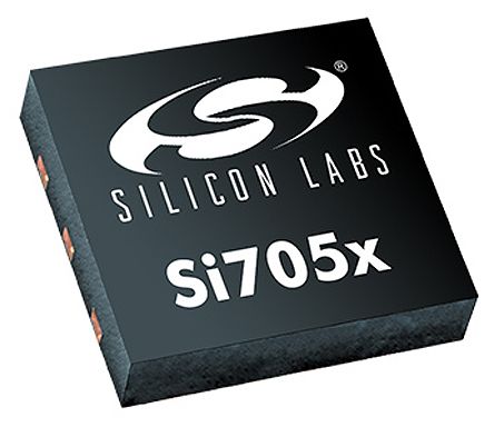 Silicon Labs Digital Temperatursensor ±0.3°C SMD, 6-Pin, Seriell-I2C -40 Bis +125 °C.