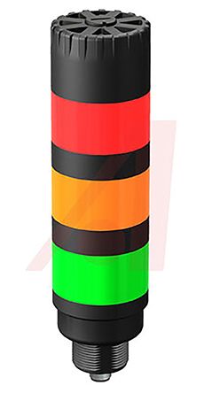 Tl50hgyralsq Banner Tl50 Led Beacon Tower With Buzzer 3 Light