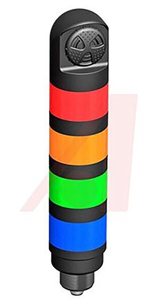Banner TL50 LED Signalturm 3-stufig Linse Rot/Grün/Gelb LED Rot/Gelb/Grün 142.6mm