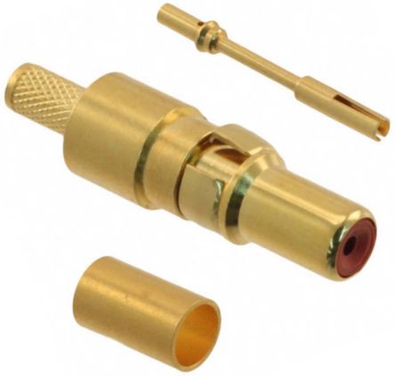 HARTING Contact Coaxial Connecteur D-sub à Sertir, Mâle, Série D-Sub Mixed, Placage Or, Contact Coaxial, 30 AWG → 24 AWG