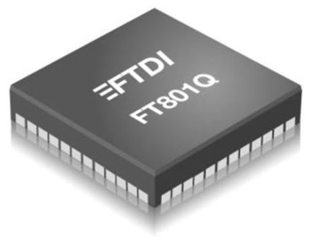 FTDI Chip Contrôleur Graphique FT801Q-R, 48 Broches VQFN