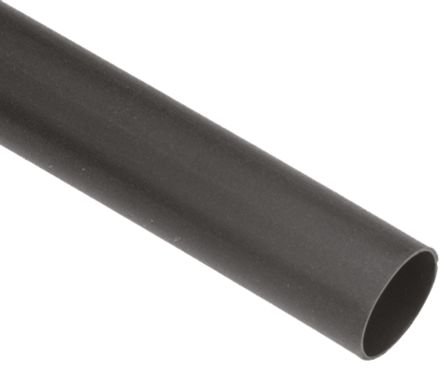 TE Connectivity Heat Shrink Tubing, Black 6.4mm Sleeve Dia. X 150mm Length 2:1 Ratio, LSTT Series