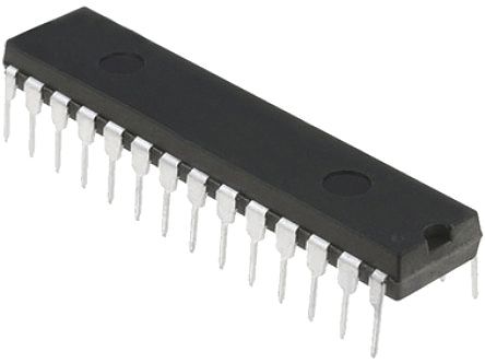 Microchip Microcontrôleur, 8bit, 368 B RAM, 8,192 Ko, 20MHz, SPDIP 28, Série PIC16F