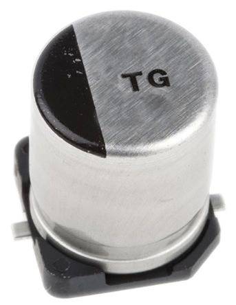 Panasonic TG, SMD Aluminium-Elektrolyt Kondensator 1000μF ±20% / 35V Dc, Ø 18mm X 16.5mm, Bis 125°C