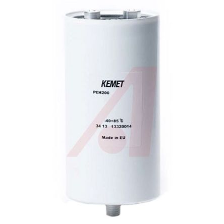 KEMET PEH200, Schraub Aluminium-Elektrolyt Kondensator 2700μF ±20% / 420V Dc, Ø 65mm X 105mm X 105mm, +85°C