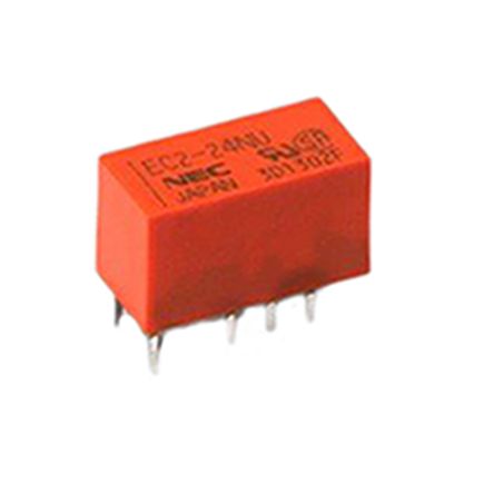 KEMET PCB Mount Latching Signal Relay, 12V Dc Coil, 2A Switching Current, DPDT