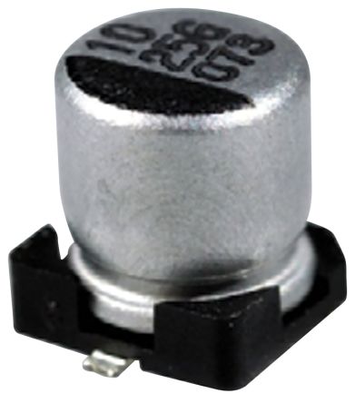 KEMET EDK, SMD Alu Kondensator, Elko 47μF ±20% / 16V Dc, Ø 6.3mm X 5.4mm X 5.4mm, +85°C