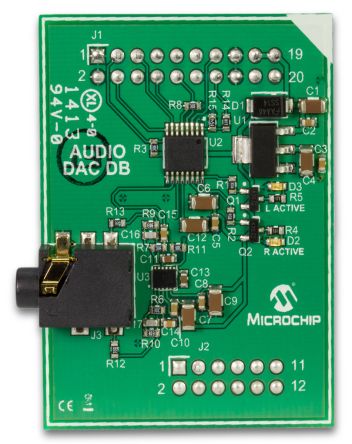 Microchip AC320032-2, DAC, Tochterplatine