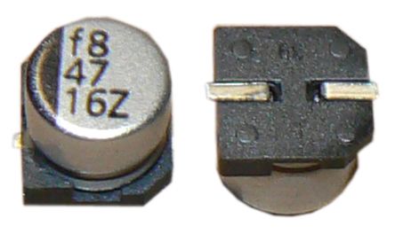 Cornell-Dubilier AVE, SMD Alu Kondensator, Elko 4.7μF ±20% / 25V Dc, Ø 4mm X 5.3mm, +85°C