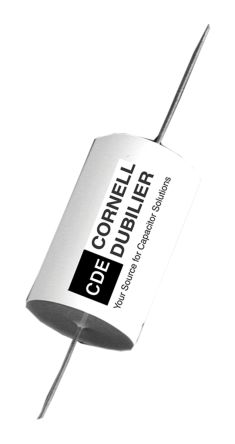 Cornell-Dubilier 940C Folienkondensator 470nF ±10% / 1 KV Dc, 500 V Ac, THT