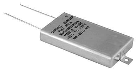 Cornell-Dubilier MLP, THT Aluminium-Elektrolyt Kondensator 4400μF ±20% / 50V Dc X 13mm X 38mm, +85°C