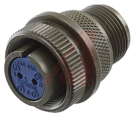 Amphenol Connecteur Cylindrique Mâle, 2 Contacts,