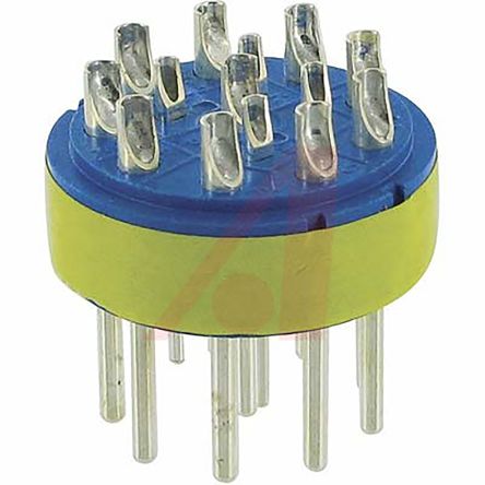 Amphenol Industrial Steckverbindereinsatz Stecker Größe 28 Für Zylindrische Standard-Steckverbinder Der Serie 97, Stift