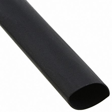 TE Connectivity Halogen Free Heat Shrink Tubing, Black 6.6mm Sleeve Dia. X 100m Length 2:1 Ratio, VERSAFIT V2 Series