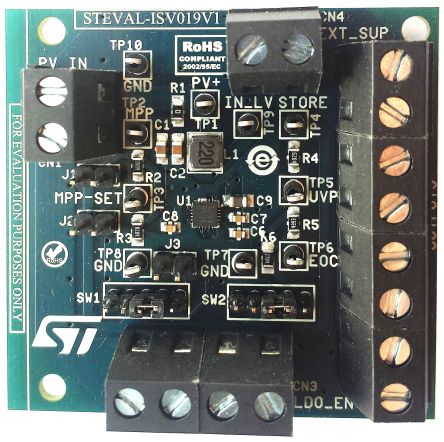 STMicroelectronics SPV1050 Evaluierungsplatine Akkuladegerät, Energy Harvesting